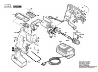 Bosch 0 601 938 060 Gbm 7,2 V-2 Batt-Oper Drill 7.2 V / Eu Spare Parts